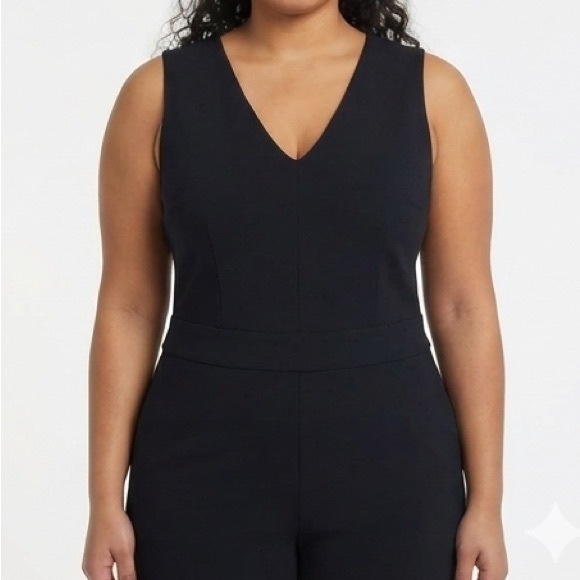 SPANX Sleek Black Jumpsuit - Picture 3 of 8